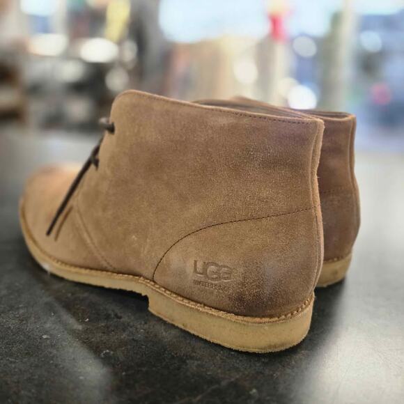 UGG Men's Leighton Waterproof Suede Chukka Boots - Size 11.5 - Picture 3 of 7